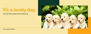 Facebook Banner Dogs Party