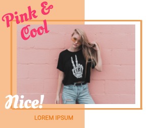 Facebook Post Pink Fashion