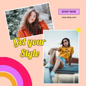 Instagram Post Fashion Playful