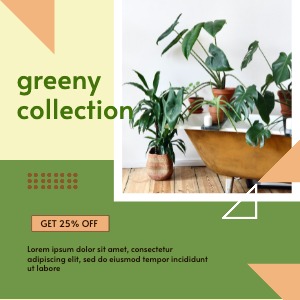 Instagram Post Green Plants