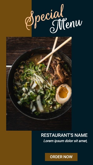 Instagram Story Food Sale