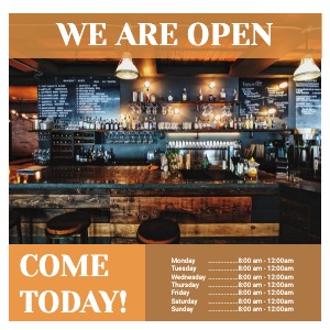 Instagram Post Resturant Food Open Opening Timming