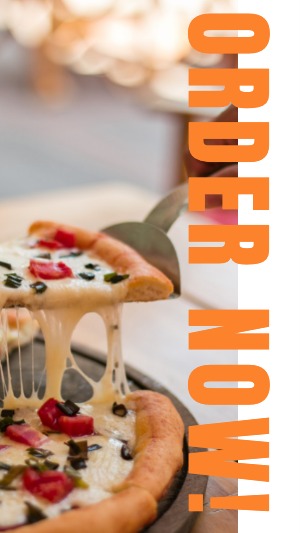 Instagram Story Food Foodie Pizza Order Now