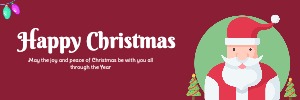 Twitter Header Marry Christmas Happy Holiday Winter Festive