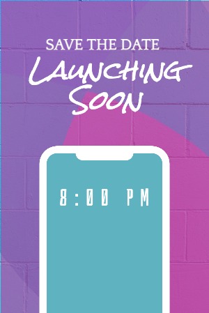 Pinterest Pin Save Date Event Launch Technology Funky Fun