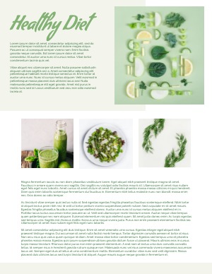 A4 Document Flyer Food Magazine Ebook Food Recipe Document