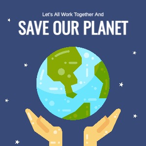 Linkedin Post Green Earth Save Recycle