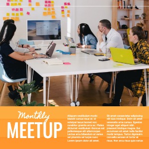 Linkedin Post Meeting Event Workshop Coworking Gathering Company Startup