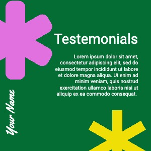 Instagram Post Client Testemonials