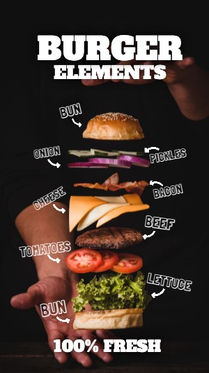 Instagram Burger Story