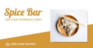 Facebook Ad Food Foodie Resturant Cafe Shop Delivery
