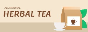 Facebook Cover Tea Drink Organic Home Made Healthy Vegan