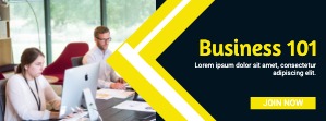 Facebook Cover Blue Yellow