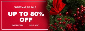 Facebook Cover Christmass Sale