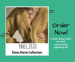 Facebook Post Green Cardigan