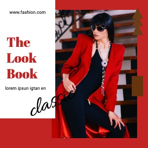 Instagram Post Red Fashion