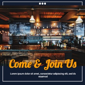 Instagram Post Restaurant Coming