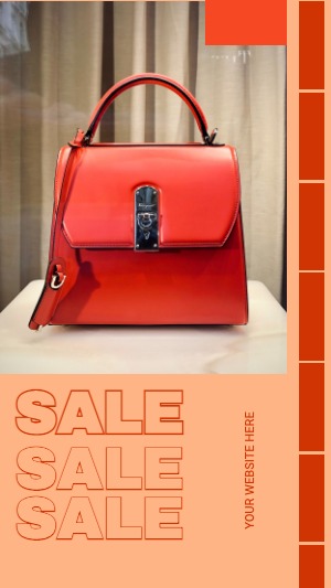 Instagram Story Orange Bag