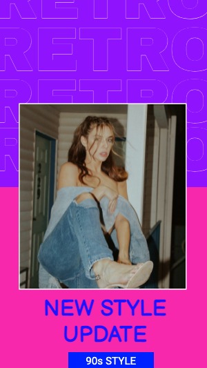 Instagram Story Retro Fashion