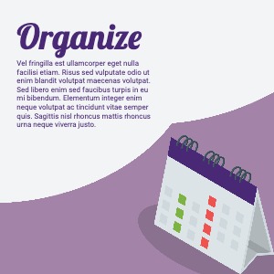 Instagram Post Vector Fun Organize Organizing Cool Modern