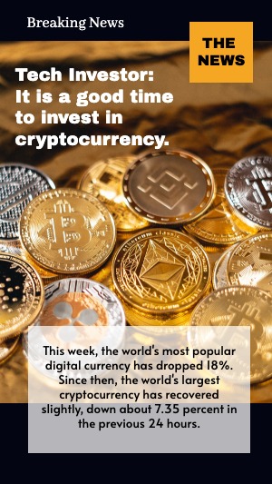 Instagram Story Bitcoin Cryptocurrency
