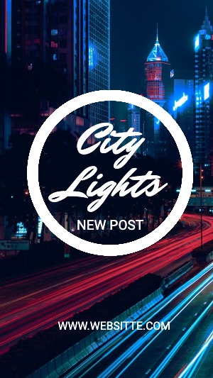 Instagram Story City Lights
