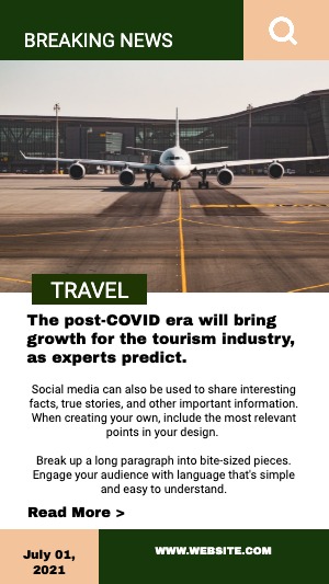Instagram Story Travel News