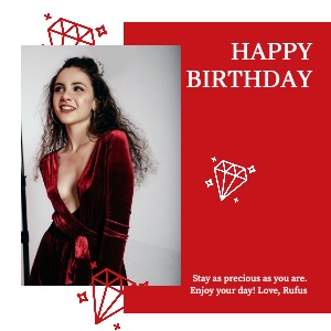 Instagram Post Happy Birthday