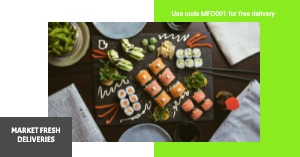 Facebook Ad Sushi Food