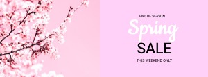 Facebook Cover Spring Sale