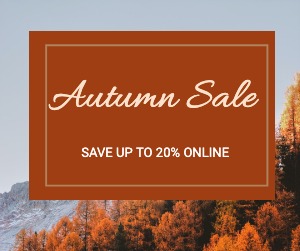 Facebook Post Autumn Sale
