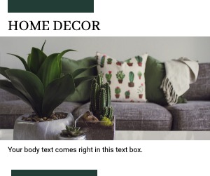 Facebook Post Home Decor