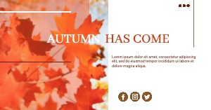 Facebook Ad Autumn Season