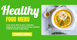Facebook Ad Healthy Menu