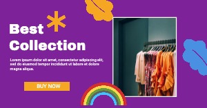 Facebook Ad Violet Fashion