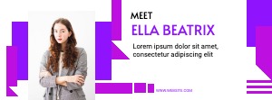 Facebook Cover Blue Violet