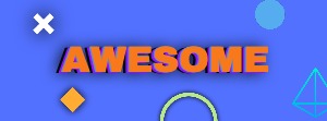 Facebook Cover Geometrics Awesome
