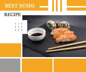 Facebook Post Sushi Food