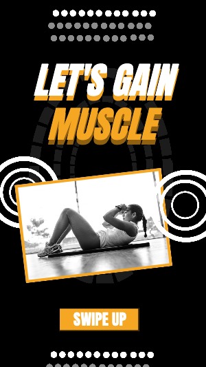 Instagram Story Black Fitness