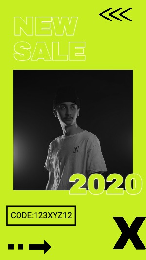 Instagram Story Fashion Green