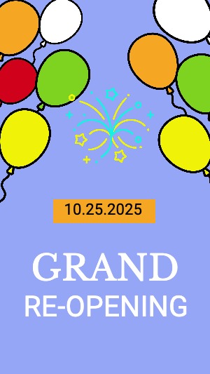 Instagram Story Party Opening