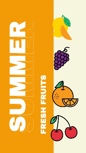 Instagram Story Summer Fruits