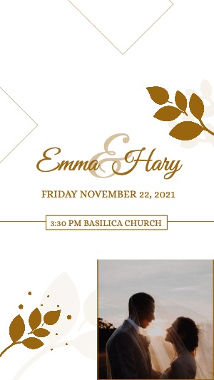 Instagram Story Wedding Invitation