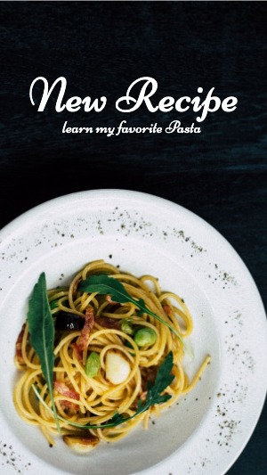 Instagram Recipe Story