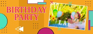 Facebook Cover Birthday Party