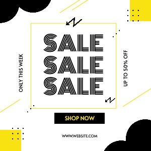 Instagram Post Black Sale