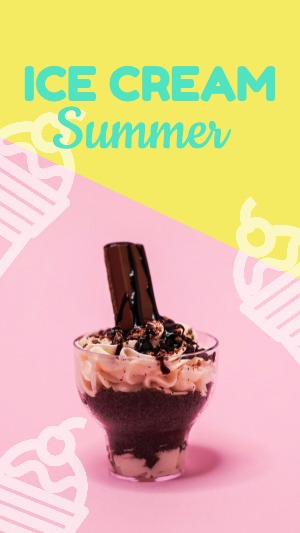 Instagram Story Ice Cream