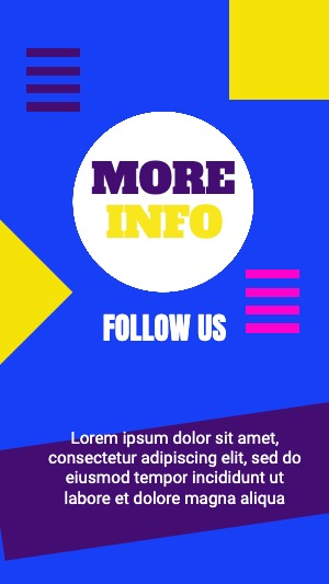 Instagram Story Yellow Blue