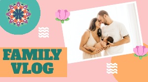 Youtube Thumbnail Family Vlog