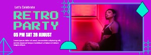 Facebook Cover Gradient Retro